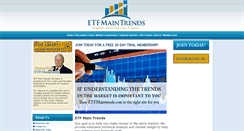 Desktop Screenshot of etfmaintrends.com