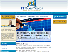 Tablet Screenshot of etfmaintrends.com